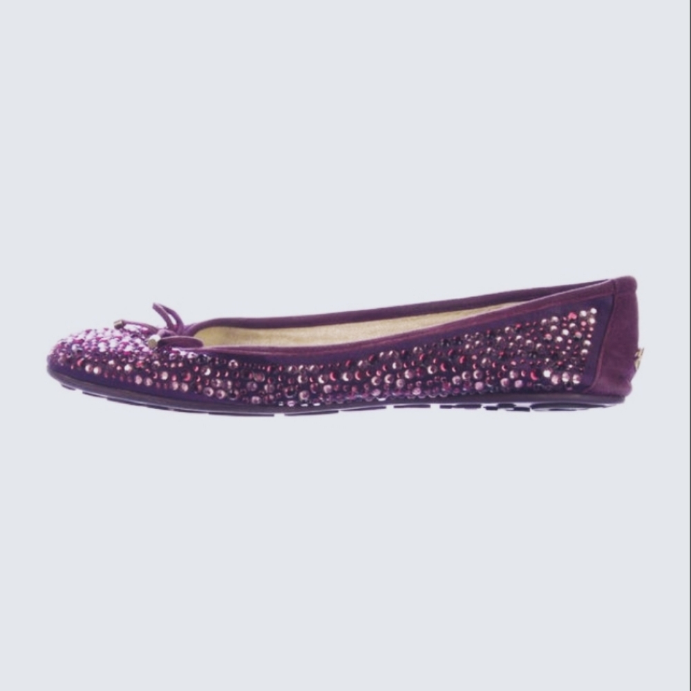 Jimmy Choo Rhinestone Embellished Flats